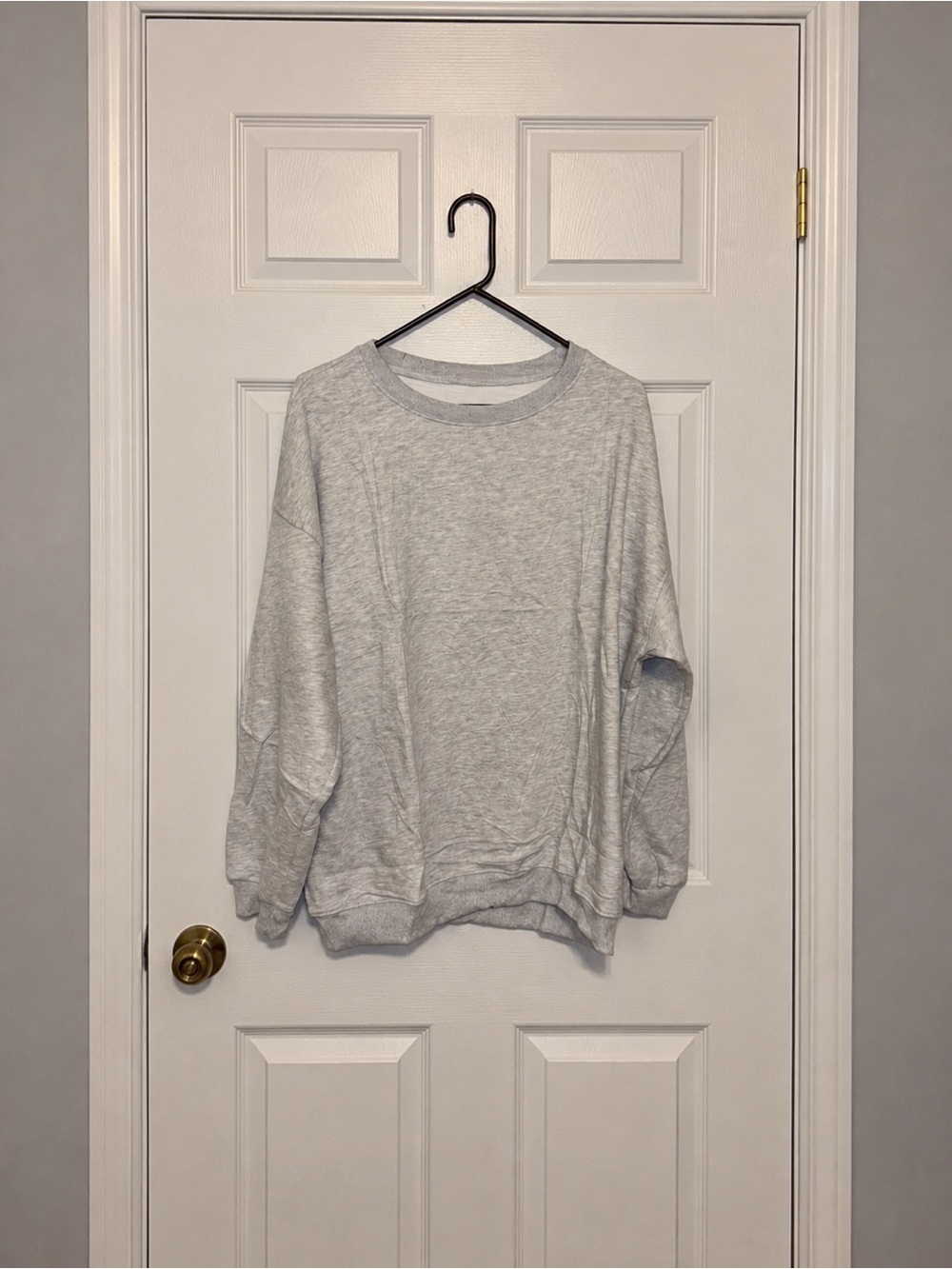 Light Gray Crewneck Sweatshirt